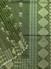 Soft Silk Tripura Pattu Saree Mehendi Green