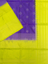 Parrot Green Tripura Pattu Soft Silk Saree with Self Blouse