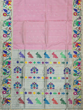 Weaves Paithani Saree With Contrast Border