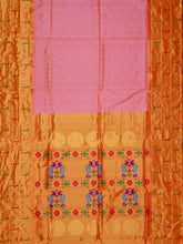 Weaves Paithani Saree With Contrast Border