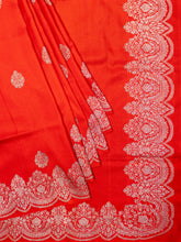 Weaves Banarasi Banarasi Butta Red