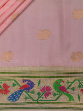 Weaves Paithani Saree With Contrast Border