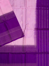 Baby Pink Tripura Pattu Soft Silk Saree with Gold Zari