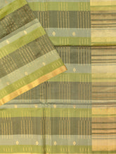 Mehendi Green Tripura Pattu Soft Silk Saree with Self Blouse