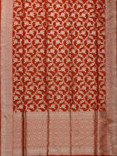 Weaves Banarasi Banarasi Jaal Orange