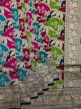Weaves Banarasi Banarasi Rangkat Black Base