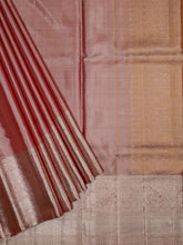 Kanjeevaram Kanchi Pattu Matte Finish With Kanchi Border Matte Pink Base Silver Zari