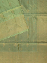 Pista Green Tripura Pattu Soft Silk Saree with Self Blouse