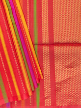 Soft Silk Tripura Pattu Saree Red Self Border