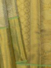 Kanjeevaram Tissue Kanchi Pattu All Over Weave Pista Green