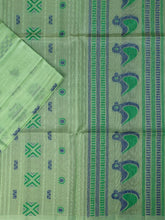 Sea Green Tripura Pattu Soft Silk Saree for Festive Wear