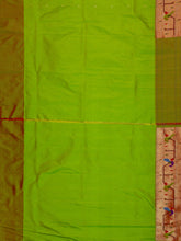 Weaves Paithani Saree With Contrast Border