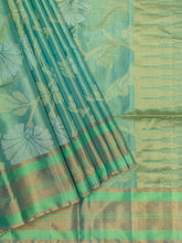 Soft Silk Tripura Tissue Saree Sky Blue Unstitched