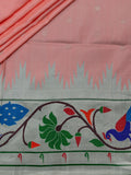 Weaves Paithani Saree With Contrast Border