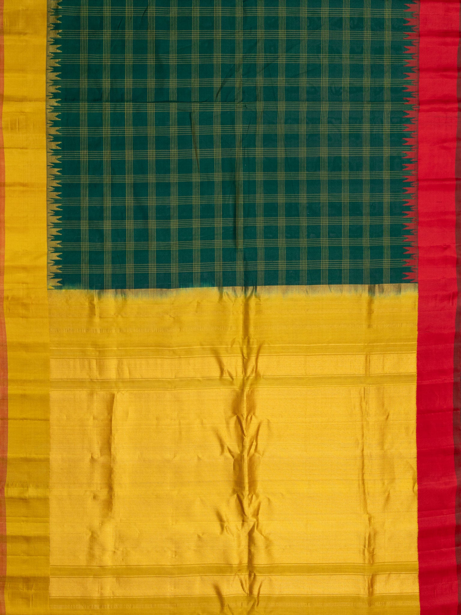 Weaves Gadwal Sikho With Contrast Border