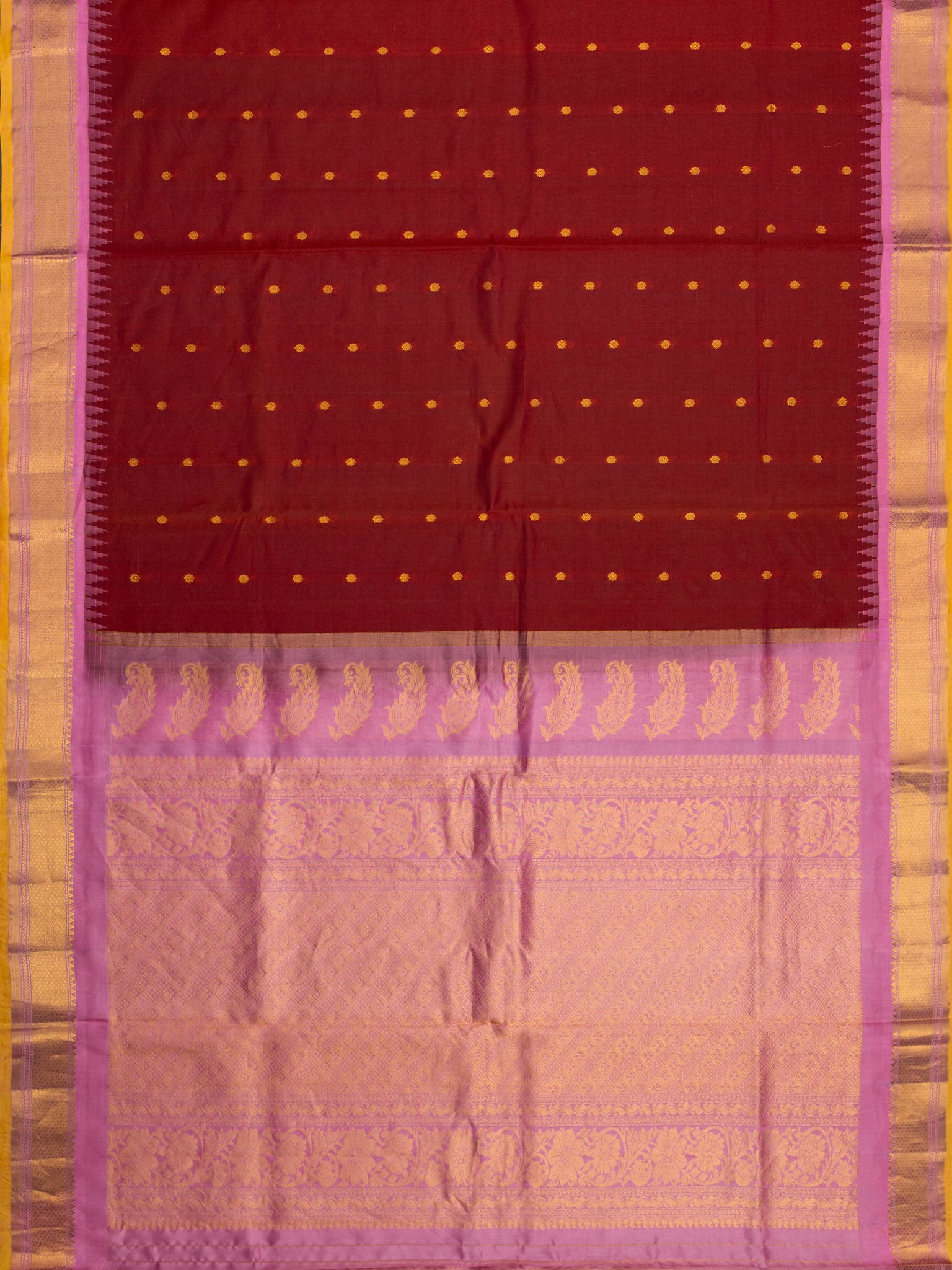 Weaves Gadwal Sikho With Contrast Border