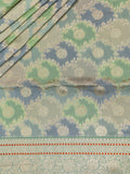 Pista Green & Ash Banarasi Rangkat Saree with Gold Zari