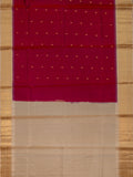Weaves Gadwal Pattu With Contrast With Temple Border With Butta