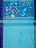 Weaves Paithani Saree With Contrast Border With Muniya Border