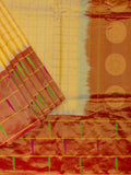 Weaves Paithani Saree With Contrast Border