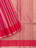Soft Silk Tripura Pattu Saree Pink Unstitched