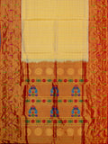 Weaves Paithani Saree With Contrast Border
