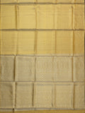Kanjeevaram Kanchi Pattu Matte Finish Yellow Matte Base