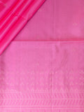 Bright Pink Tripura Pattu Soft Silk Saree with Lilac Blouse