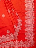 Weaves Banarasi Banarasi Butta Red