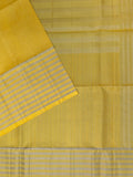 Pale Yellow Tripura Pattu Soft Silk Saree with Self Weave