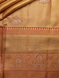 Kanjeevaram Kanchi Pattu Matte Finish With Contrast Meenakari Border Matte Red Base + Red