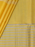 Pale Yellow Tripura Pattu Soft Silk Saree with Self Weave