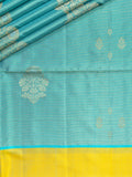 Soft Silk Tripura Pattu Saree Sky Blue Unstitched
