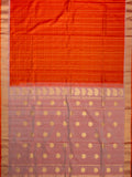 Weaves Gadwal Pattu With Contrast Border With Checks
