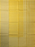 Pale Yellow Tripura Pattu Soft Silk Saree with Self Weave