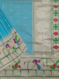 Weaves Paithani Saree With Contrast Border
