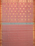 Weaves Gadwal Pattu With Contrast Border With Checks