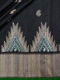 Weaves Gadwal Pattu Border With Temple Border