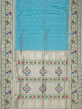 Weaves Paithani Saree With Contrast Border