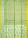 Soft Silk Tripura Pattu Saree Pista Green Self Border