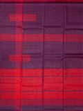 Maroon Tripura Pattu Soft Silk Saree with Self Unstitched Blouse