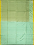 Soft Silk Tripura Pattu Saree Pista Green Self Border