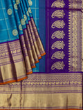 Weaves Gadwal Pattu With Contrast Border With Checks