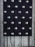 Weaves Banarasi Banarasi Meenakari Zari Butta Black