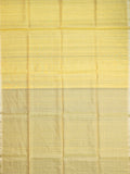 Pale Yellow Tripura Pattu Soft Silk Saree with Self Blouse