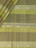 Mehendi Green Tripura Pattu Soft Silk Saree with Self Blouse