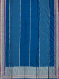 Weaves Banarasi Banarasi Butta With Contrast Blouse Blue + Pink