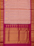 Weaves Gadwal Pattu With Contrast Border With Butta