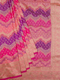 Weaves Banarasi Banarasi Rangkat Peach Pink