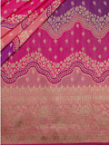 Weaves Banarasi Banarasi Rangkat Peach Pink
